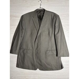 Sean John brown polyester blend two-button Blazer Sz 50r